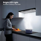 CIARRA Ductless Range Hood 30 inch Under Cabinet Hood Vent for Kitchen Ducted and Ductless Convertible CAS75918A