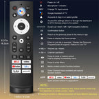 【2-Pack】 for Roku TV Remote,Replacement for TCL,ONN, Hisense Roku TVs