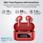 TOZO Hybrid Active Noise Cancelling in Ear Wireless Earbuds, 68H Playtime