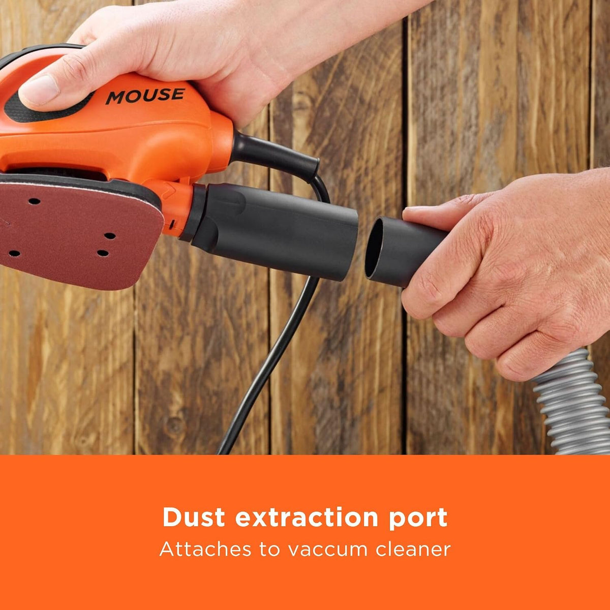 BLACK+DECKER Mouse 55W Detail Sander, BEW230-GB