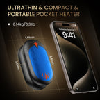 Rechargeable Hand Warmers 2 Pack, 24 Hrs Warmth, Magnetic Electric Heater