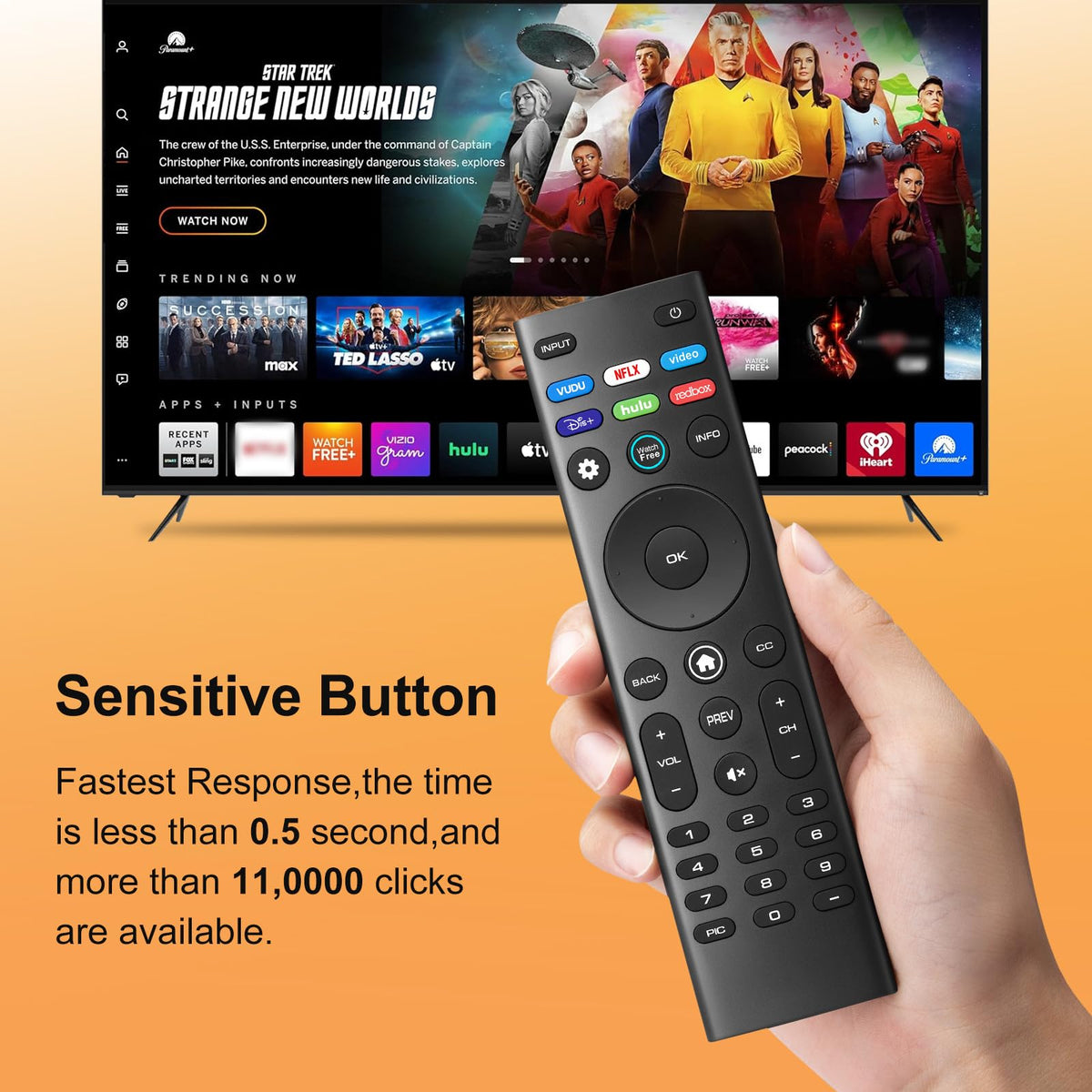 【Pack of 2】 New Universal Remote for All Samsung TV Remote, Replacement Compatible for All Samsung Smart TV, LED, LCD, HDTV, 3D, Series TV