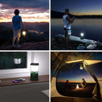 LE Camping Light Rechargeable, 1000lm Camping Lantern, Warm & Cool Light