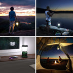 LE Camping Light Rechargeable, 1000lm Camping Lantern, Warm & Cool Light