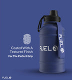 Fuel24 Stainless Steel Jug - 1.3 or 2.2 Litre Water Bottle - Extra Strong, BPA Free, Leak Proof - Large Gym Sports Bottle, 1.3L, 2.2L, Metal Bottle - Colour Options