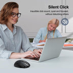 TECKNET Bluetooth Mouse, Wireless Mouse Rechargeable