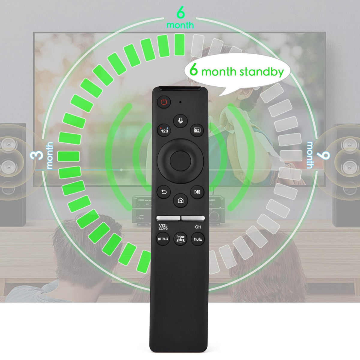 Replacement for Hisense Smart Google TV Voice Remote Control