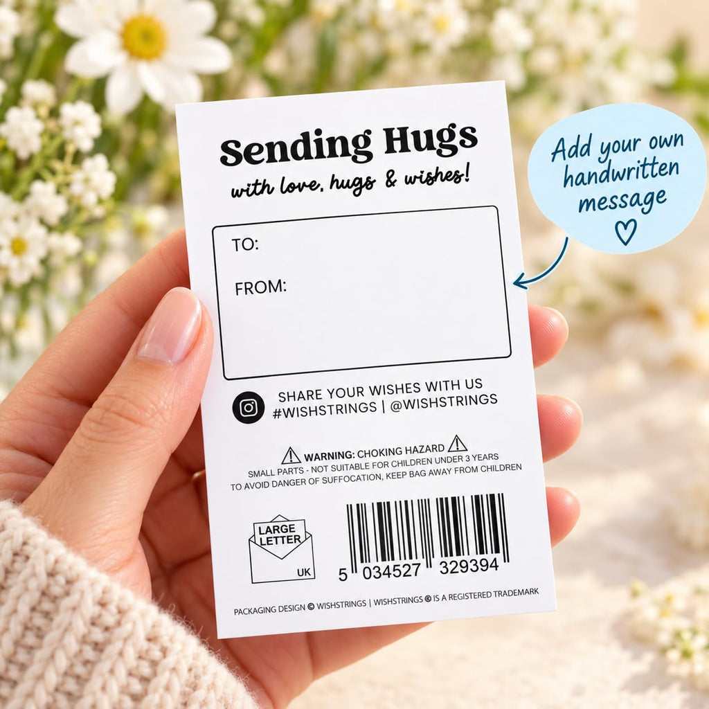 WishStrings Pocket Hug, Little Hug Gifts, Thinking of You Card