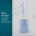 Philips 6-Outlet Extender Surge Protector, Wall Tap, 900 Joules, 3-Prong