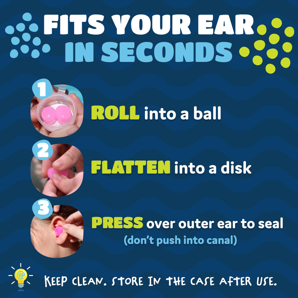 Putty Buddies Original Swimming Earplugs (3 Pair)