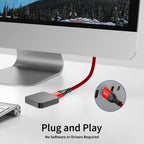 USB 3.0 Cable 1M,5Gbps High Speed Transfer USB to USB Cable USB 3.0 A to A Data Cable Braided Compatible with External Hard Drive/Laptop Cooling Pad/Docking Station/PC/TV/DVD/Printer,Grey
