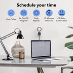 hbn 24Hour Mechanical Timer Plug Socket UK,Light Timers for Home Security