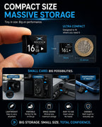 16GB Micro SD Card Class 10 High Speed Memory Card TF Card for Smartphone, Camera, Tablet, Dash Cam, Speaker, Android Devices, HD Video Recording & Data Storage