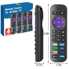 2 Pack Replacement Remote Control Only for Roku TV, Compatible for TCL Roku/Hisense Roku/Onn Roku/Sharp Roku/Philips Roku/Element Roku/Westinghouse Roku TVs (Not for Roku Stick, Box or Speaker)
