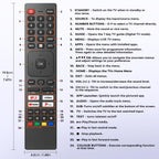 Universal TV Remote for Hisense-Smart-TV-Remote-Control-Replacement