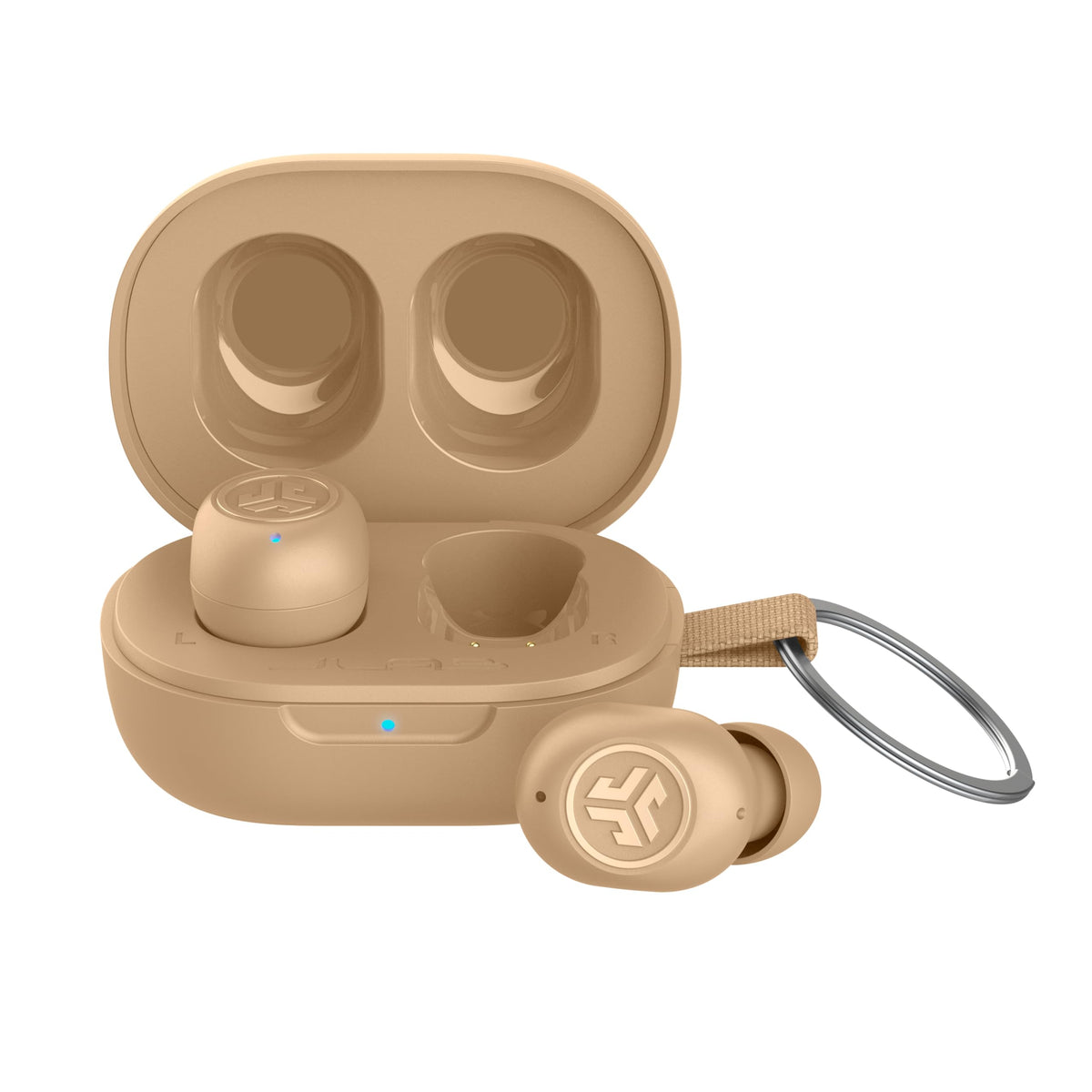 JLab JBuds Mini True Wireless Earbuds, Bluetooth Multipoint, Charcoal Black