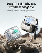 ESR for AirPods 5/4 Case, Compatible with MagSafe, Drop-Proof Lock, Black