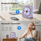 Gueray CD Player Portable Bluetooth Desktop CD Players for Home