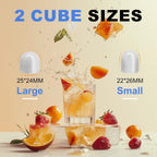 NEWBULIG Ice Makers Countertop with Handle, Portable Ice Machine