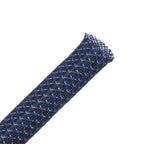 100ft - 1/2 inch PET Expandable Braided Sleeving – Black – Alex Tech Braided Cable Sleeve