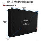 iBirdie Outdoor TV Cover 52 to 55 inch Weatherproof and Waterproof