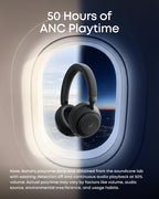 Soundcore Anker Space 2 Bluetooth 6.1 Over-Ear Headphones, Travel-Ready