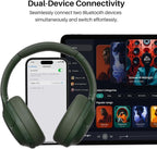 TOZO HT3 Hybrid Noise Cancelling Wireless Headphones, 90H Over Ear Headset