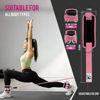 Slim Panda Ankle Straps for Cable Machines, Cable Kickback Ankle Cuffs