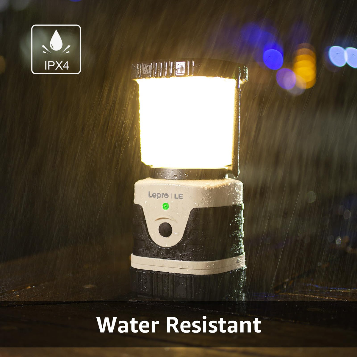 LE Camping Light Rechargeable, 1000lm Camping Lantern, Warm & Cool Light