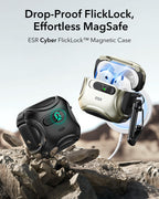 ESR for AirPods 5/4 Case, Compatible with MagSafe, Drop-Proof Lock, Black