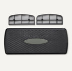 Amazon Basics Aerobic Exercise Step Platform, Adjustable Workout Stepper At Home, 68.58cm, Black/Grey