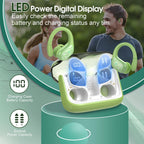 Aptkdoe Wireless Earbuds 75H Bluetooth 5.4 Sport Headphones with Earhooks