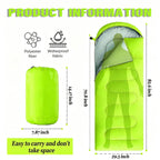 Sleeping Bag for Camping,Sleeping Bags for Adults Backpacking Waterproof,3 Seasons Adult Blanket,Small Packed Ultralight Carry Bag, Soft,Thick and Warm,for Outdoor Camping,Travel,Hiking