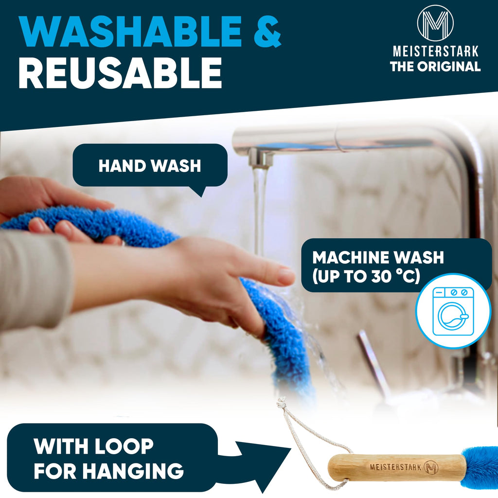 THE ORIGINAL Radiator Cleaner Brush 115cmI Long Radiator Brush for Cleaning