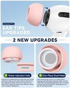 5 Pairs Replacement Ear Tips for AirPods Pro 3 (White)