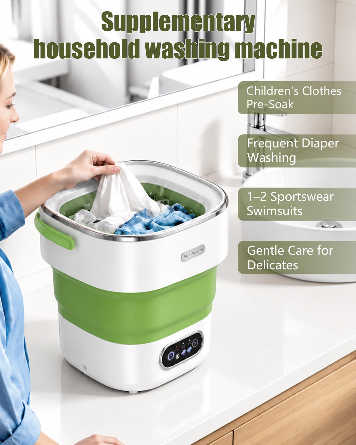 20L Mini Portable Washing Machine,Portable Washer Mini Lavadora Portatil