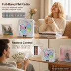 Gueray CD Player Portable Bluetooth Desktop CD Players for Home