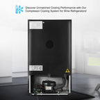 Mini Beverage Refrigerator Cooler -Small Beverage Fridge 1.4cu.ft