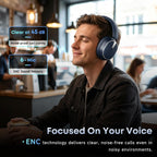 Hybrid Active Noise Cancelling Bluetooth Headphones Wireless Headphones