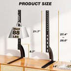 5Rcom Universal Tabletop TV Stand Base for 22-65 Inch Flat Screen TVs