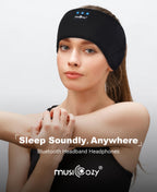 MUSICOZY Sleep Headphones Bluetooth Headband Headphones for Side Sleepers