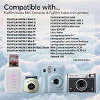 Fujifilm Instax Mini Instant Film, 20 Sheets – White Daylight ISO 800 for Instax Mini 13, 12, 11, 41 Cameras –Bundeld with The Tudak Store Microfiber Cleaning Cloth