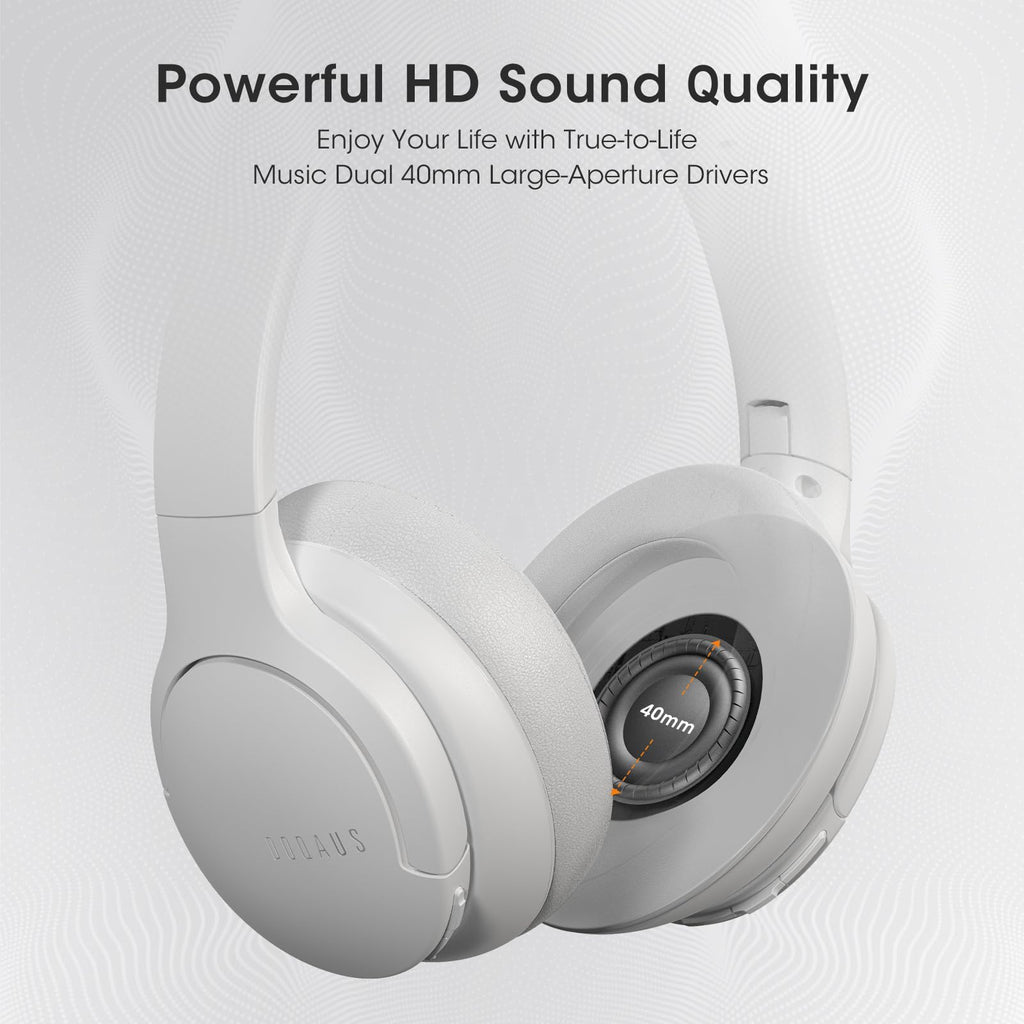 DOQAUS Bluetooth Headphones Over Ear, Headphones Wireless with 90H Playtime