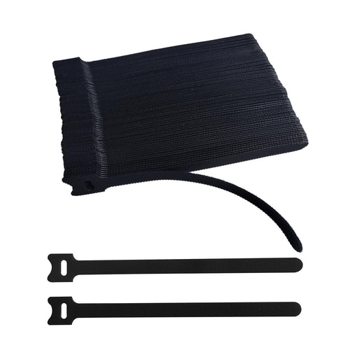 6 Inches 400 PCS Black Reusable Cable Ties,Multi-purpose Adjustable Cord Straps,Cable Organizer,Cord Wrap and Hook Loop Cords Management,Adjustable Cord Ties