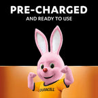 DURACELL AA Rechargeable Batteries (4 Pack) 1.2V, 2500 mAh NiMH