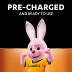 DURACELL AA Rechargeable Batteries (4 Pack) 1.2V, 1300 mAh NiMH