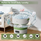 20L Portable Washing Machine,Folding Washer Machine and Spin-Dryer