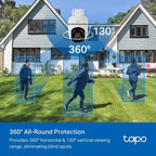 Tapo TC40 Full HD Pan/Tilt Outdoor Security Camera CCTV Camera 360° View