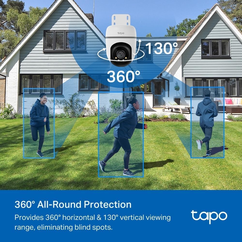 Tapo TC40 Full HD Pan/Tilt Outdoor Security Camera CCTV Camera 360° View