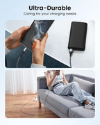 ZKAPOR Short USB C Cable 30CM, Type C Charger Cable 3A Fast Charging USB C